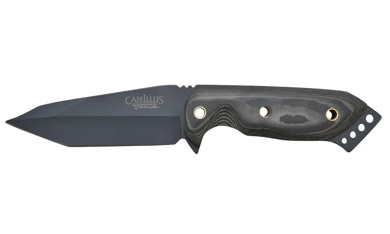 Camillus 7.75" Fixed Blade Knife, Micarta Handle