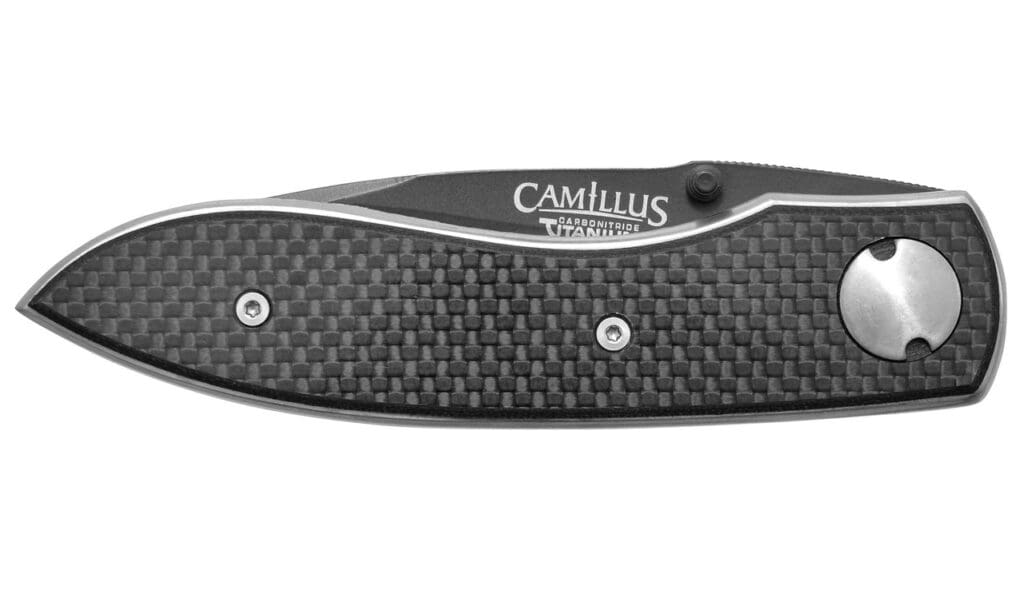 Camillus 8.25" Folding Knife, Aluminum & Carbon Fiber Handle