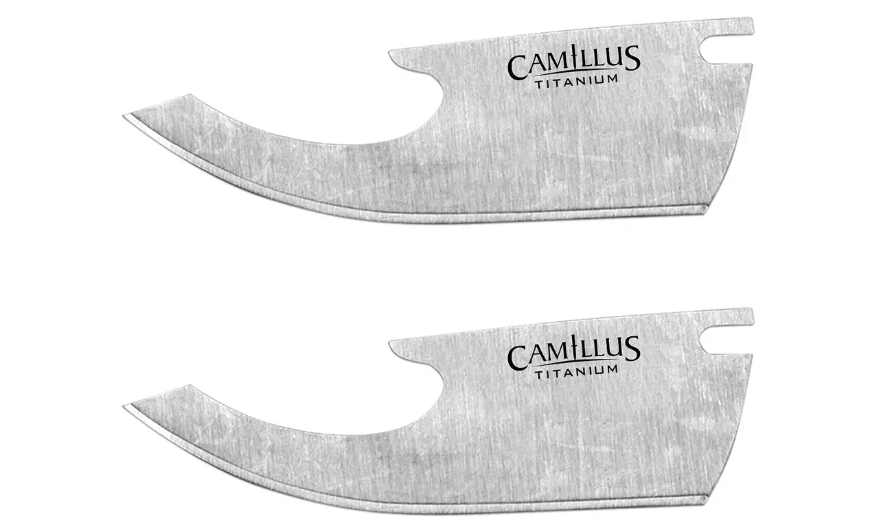 Camillus Tigersharp Blades, 2 Pack, Smooth