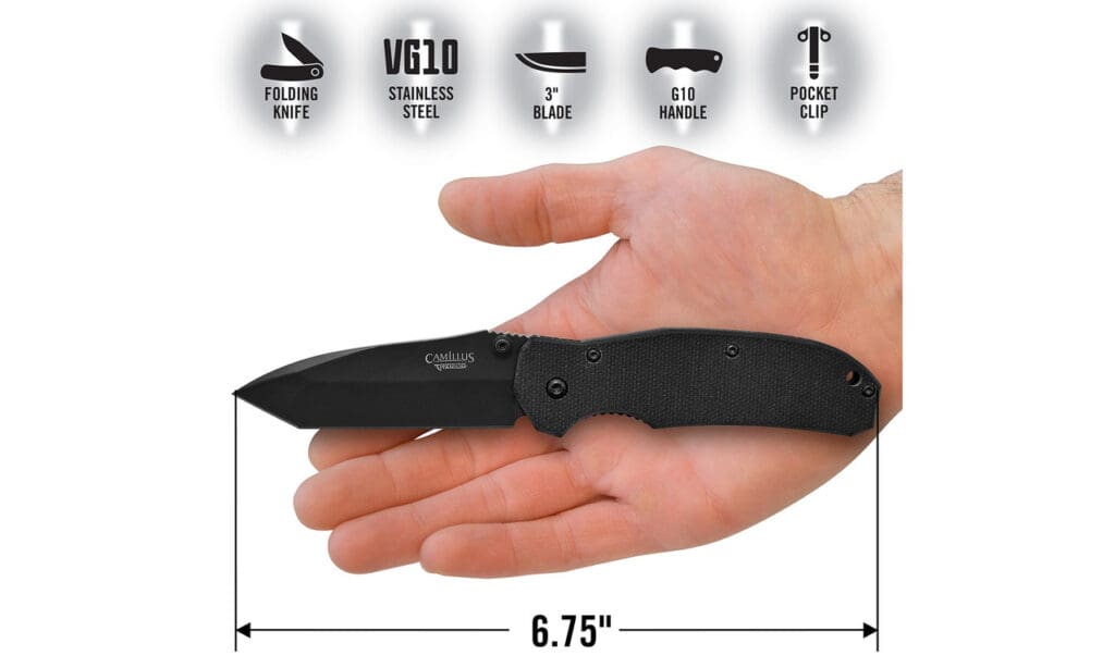 Camillus Tanto 2 6.75" Folding Knife