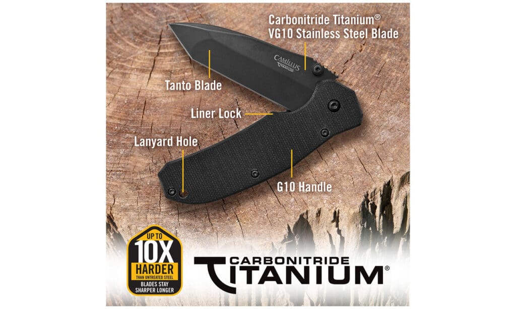 Camillus Tanto 2 6.75" Folding Knife