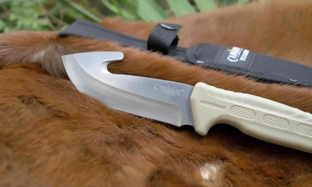 Camillus Roto 9" Gut Hook Fixed Blade Knife