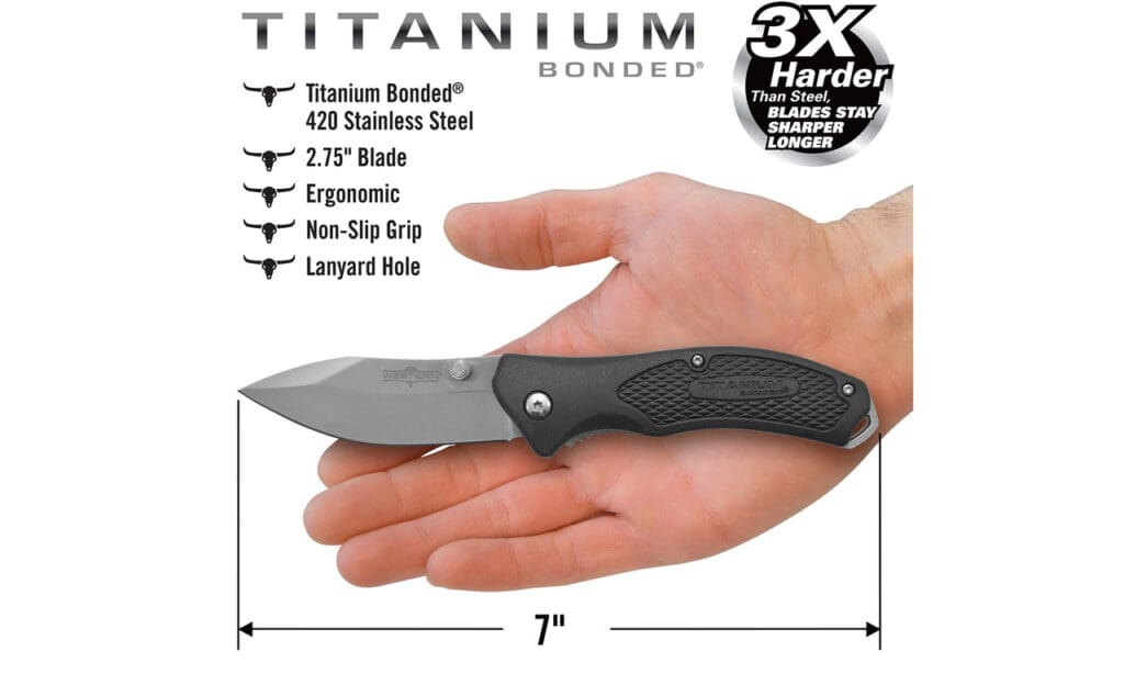 Western Blactrax 7" Folding Knife