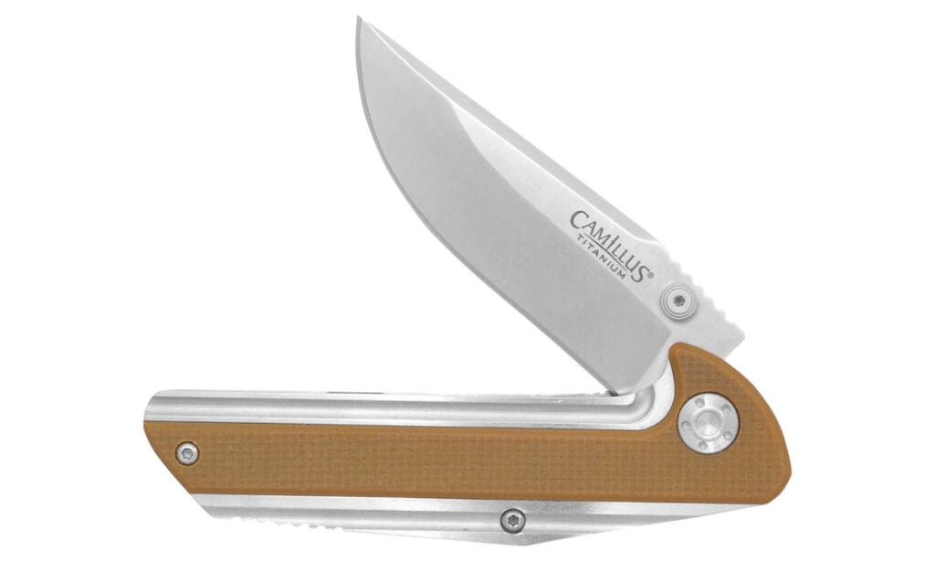 Camillus Sevens 7" Folding Knife, Coyote Brown