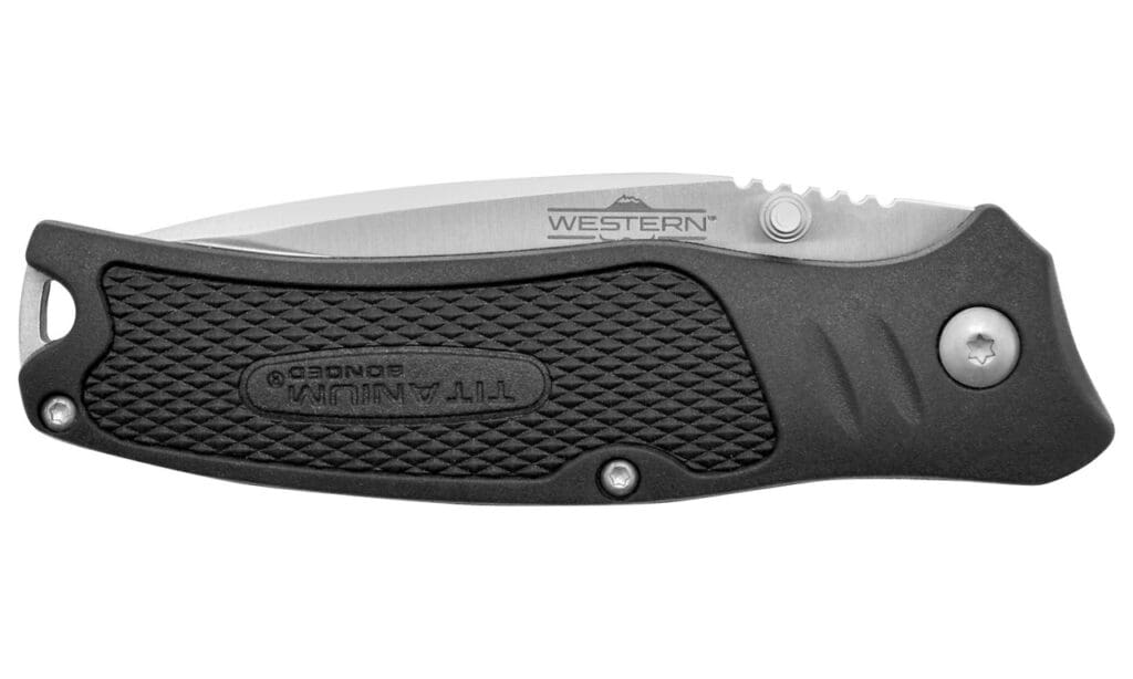 Western Blactrax 7" Titanium Bonded Folding Knife