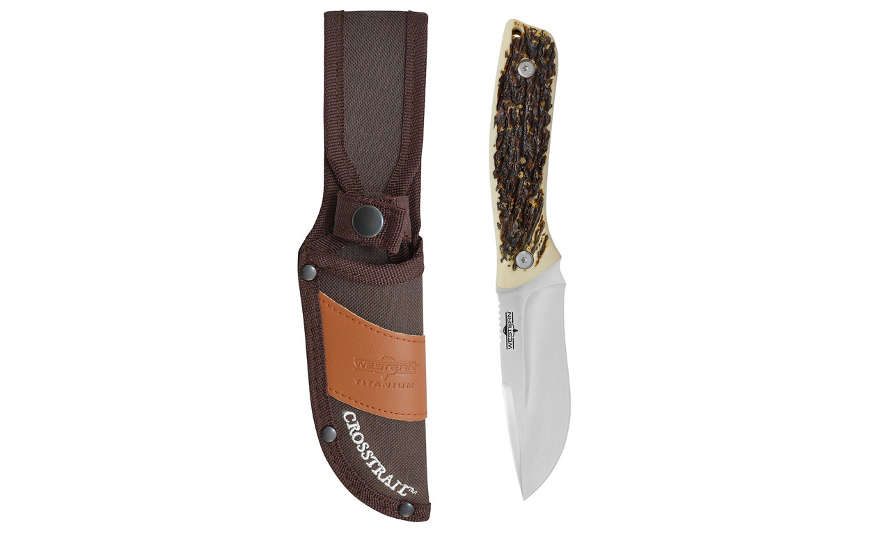 ウエスタン ナイフ & シース Western Crosstrail Fixed Blade Knife | Camillus