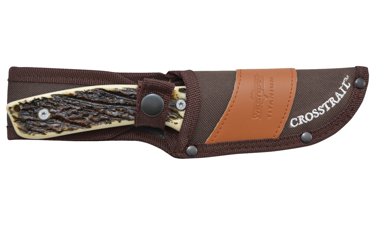 ウエスタン ナイフ & シース Western Crosstrail Fixed Blade Knife | Camillus