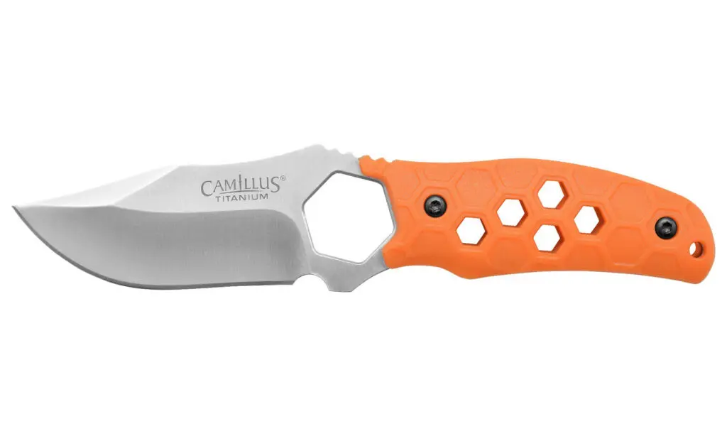 Camillus Comb 7.25" Fixed Blade Knife, Trap