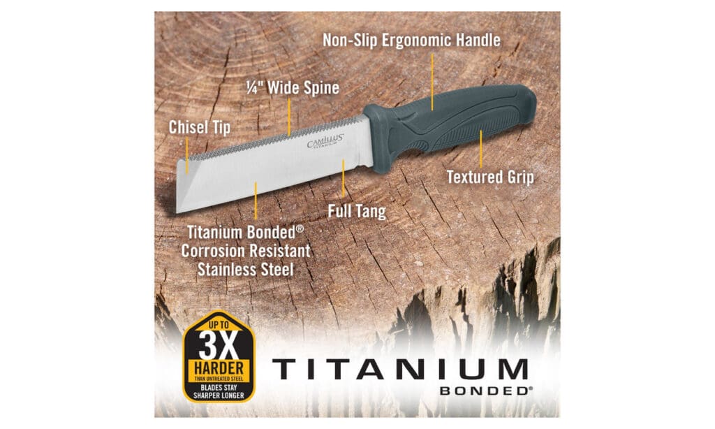 Camillus Swedge Gray 8.75" Fixed Blade Knife