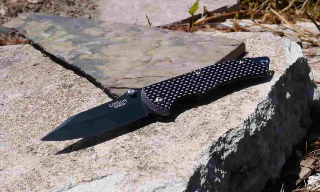 Camillus 7.25" Carbon Fiber Handle Folding Knife