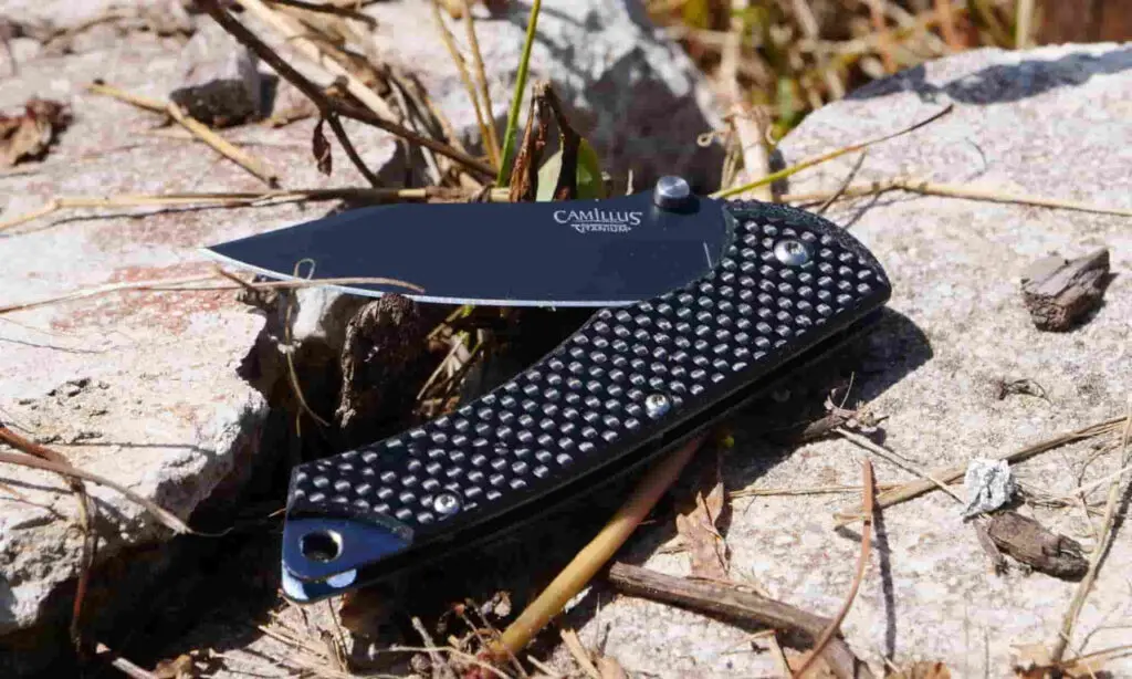 Camillus 7.25" Carbon Fiber Handle Folding Knife