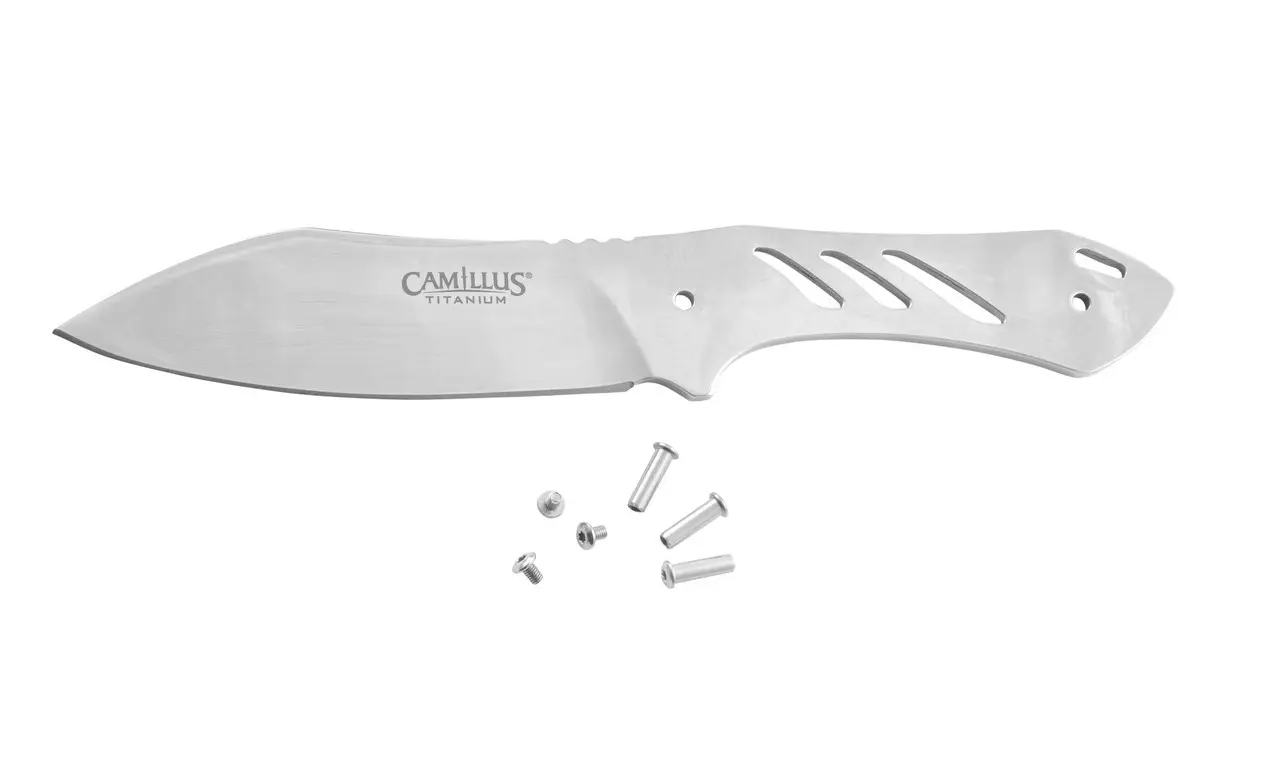 Camillus Chunk 7.5" Fixed Blade Knife Assembly Kit With Sheath