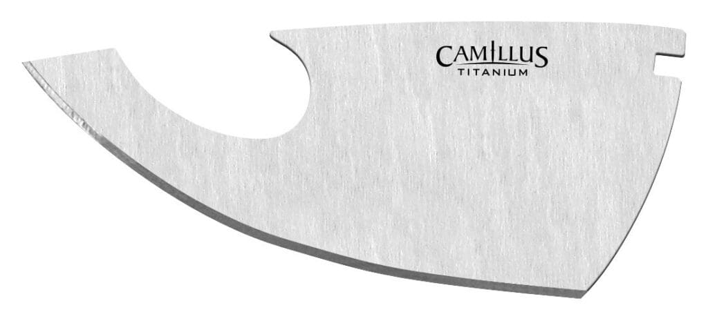 Camillus Tigersharp Skinning Blades, 4 Pack, Smooth For Knife #18568