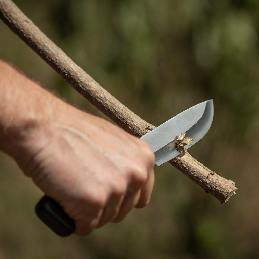 Western 9" Rubber Handled Fixed Blade Knife