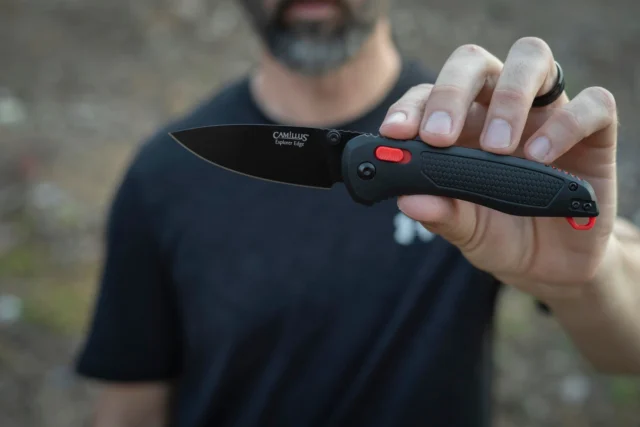 A true companion for the modern adventurer, the Explorer Edge Folding Knife boasts a 3″ drop-point 3Cr13 stainless-steel blade that’s perfect for precision cutting and piercing tasks encountered on any outdoor excursion. Crafted with a durable nylon glass fiber handle, this knife offers a solid, no-slip grip even when put to work in wet conditions